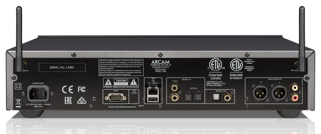 Arcam ST60 - задняя панель - Домашние кинотеатры под ключ, стерео системы - АудиоПик